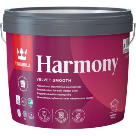 TIKKURILA Harmony інтер'єрна акрилатна фарба 9л