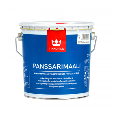 Tikkurila Panssarimaali напівглянцева фарба для металу 2,7л