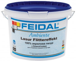 Feidal Ambiente Wandlasur Flitereffekt блакить для внутрішніх робіт 2,5 л