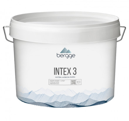 Bergge Intex 3 зносостійка латексна фарба