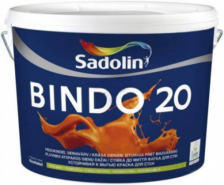 Sadolin Bindo 20 напівматова фарба для стін