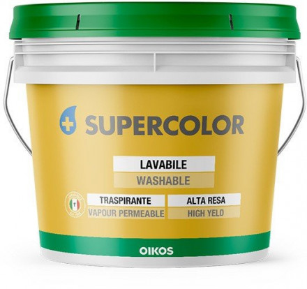 Oikos Supercolor стійка до миття фарба 10л