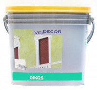 Oikos Veldecor силоксановая краска с декоративным эффектом "вуали" 14л