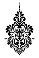 Трафарет Дамаск Vivat03 для штукатурки